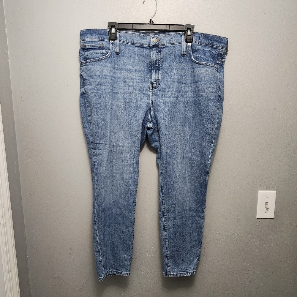 Madewell Women's high rise skinny jeans size 35P 20 blue